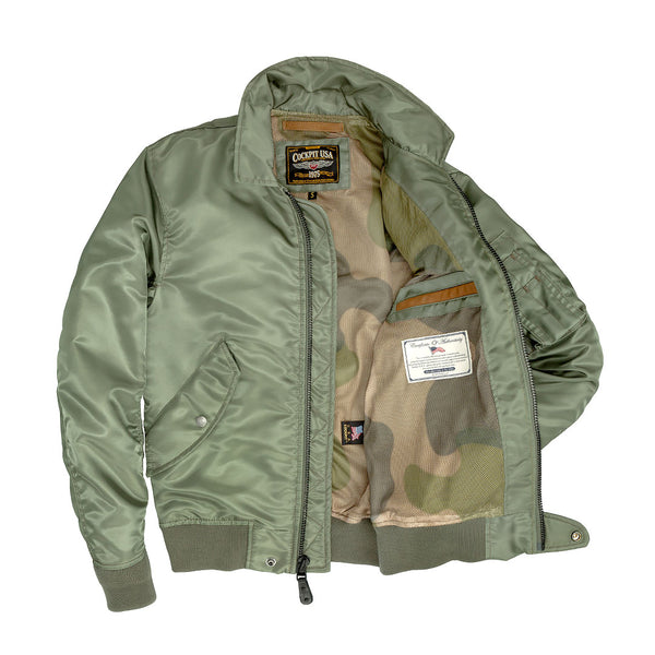 M-86© Flight Bomber Jacket in sage