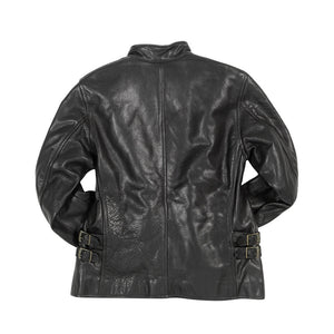 Motorcycle Cafe Racer Jacket in black