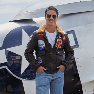 Movie Hero® Top Gun Navy G-1 Jacket Z201036T - Cockpit USA Men