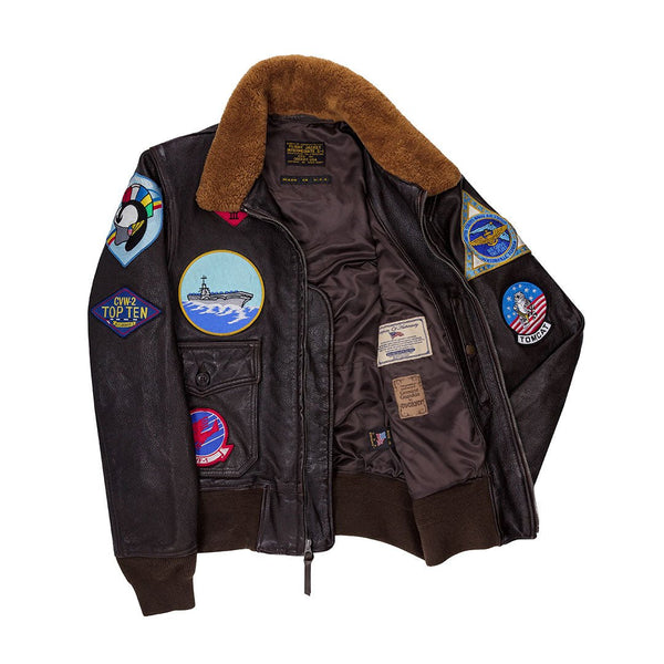 Movie Hero® Top Gun Navy G-1 Jacket Z201036T - Cockpit USA Men