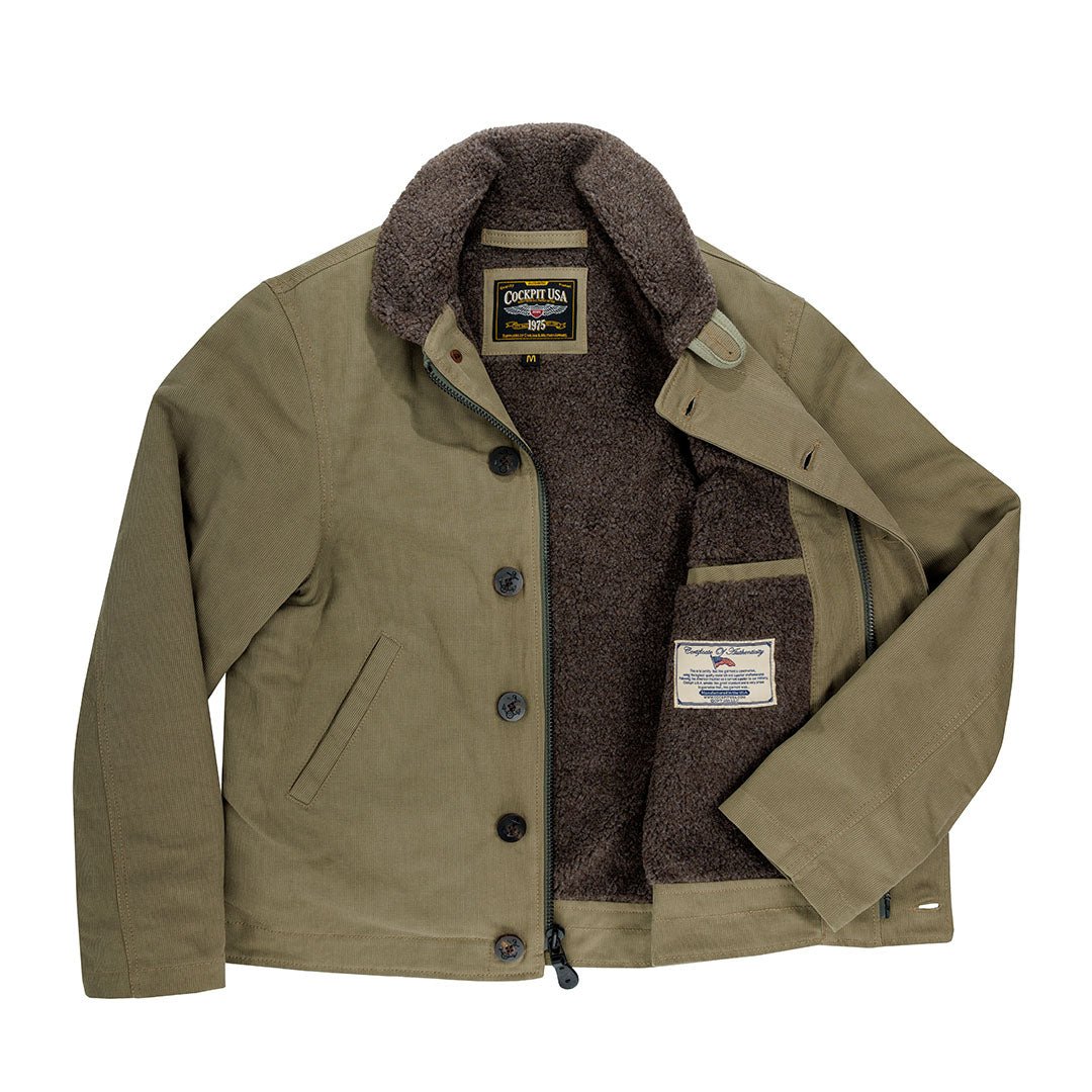 US Navy N1 Bedford Cord Deck Jacket | Navy Working Jacket