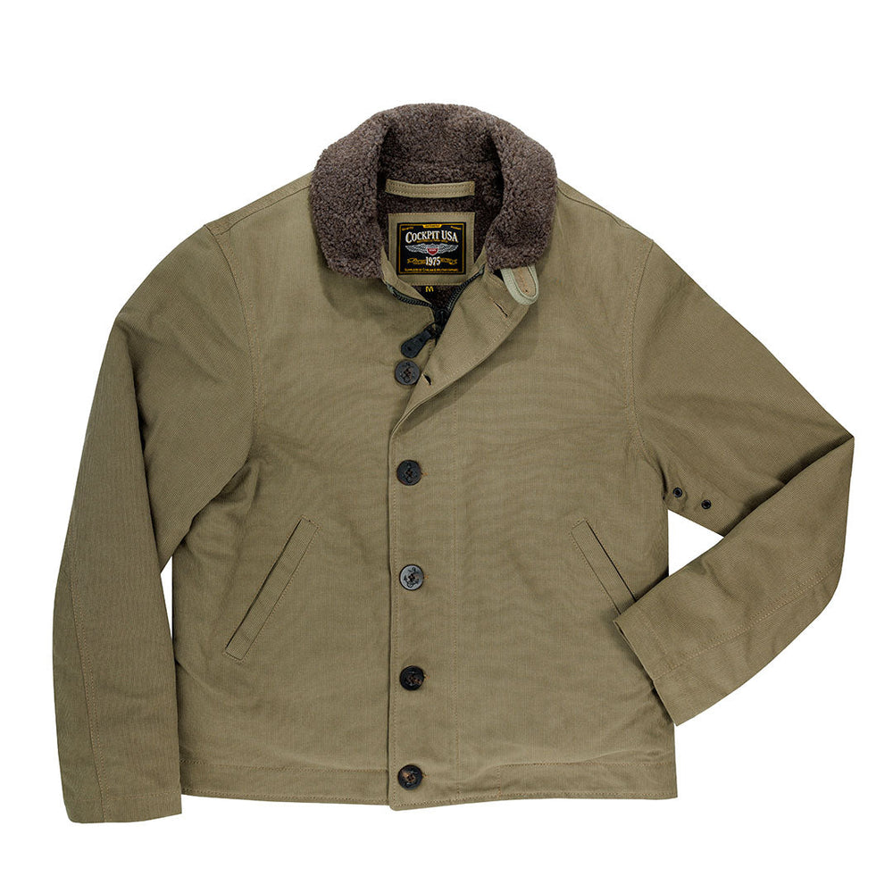 N1 Bedford Cord Navy Jacket in Sage Z26X031 - Cockpit USA Men