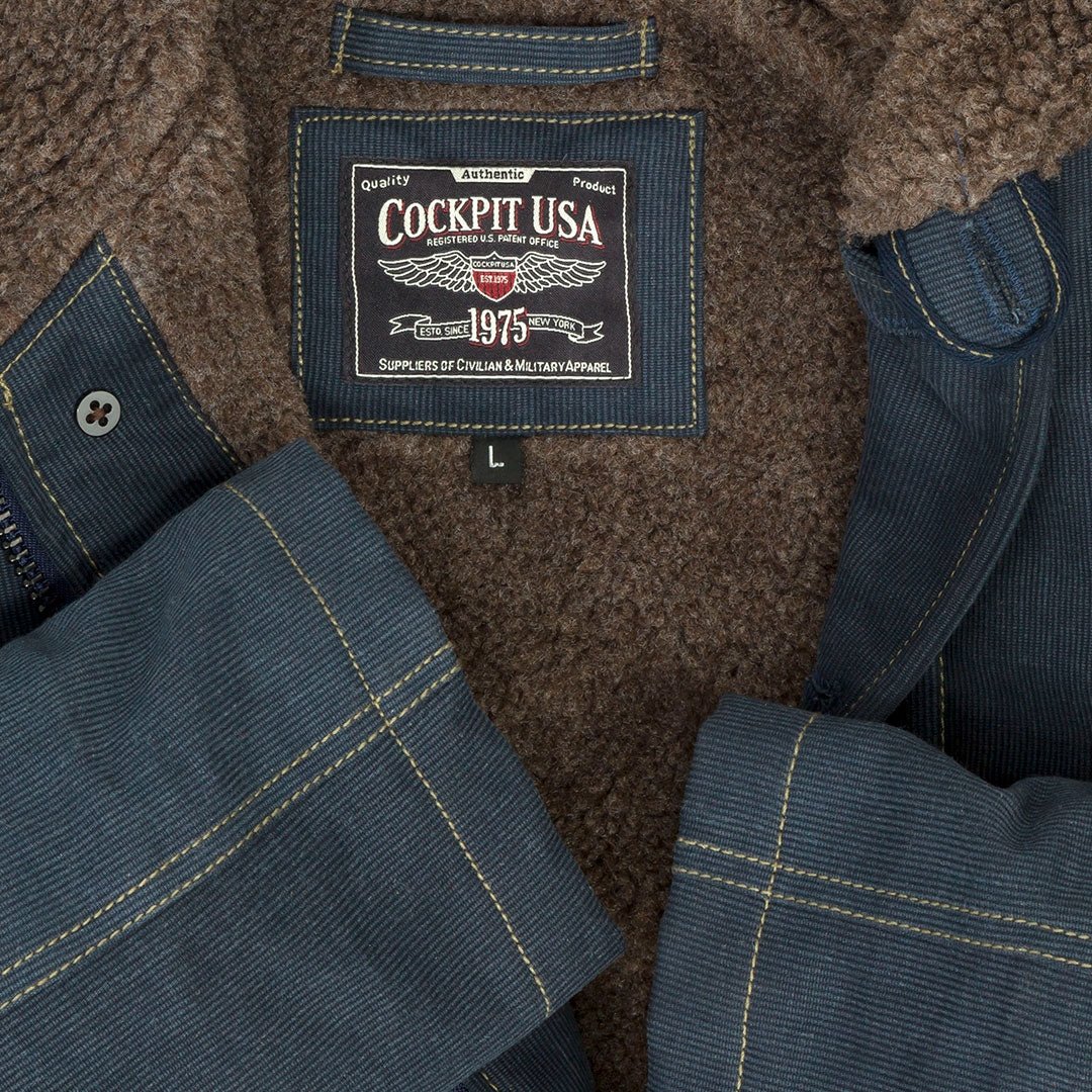 US Navy N1 Bedford Cord Deck Jacket | Navy Working Jacket