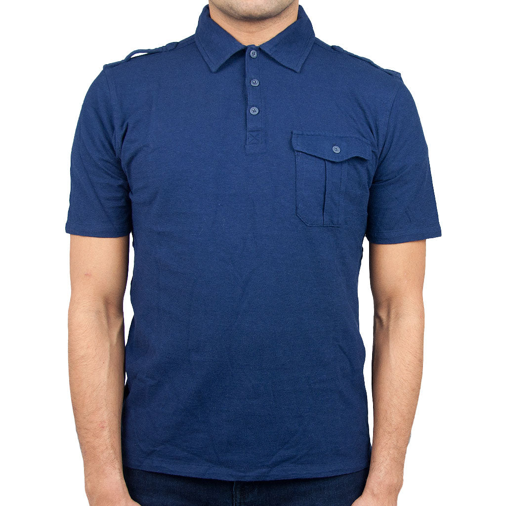 Airborne Polo Shirt in navy