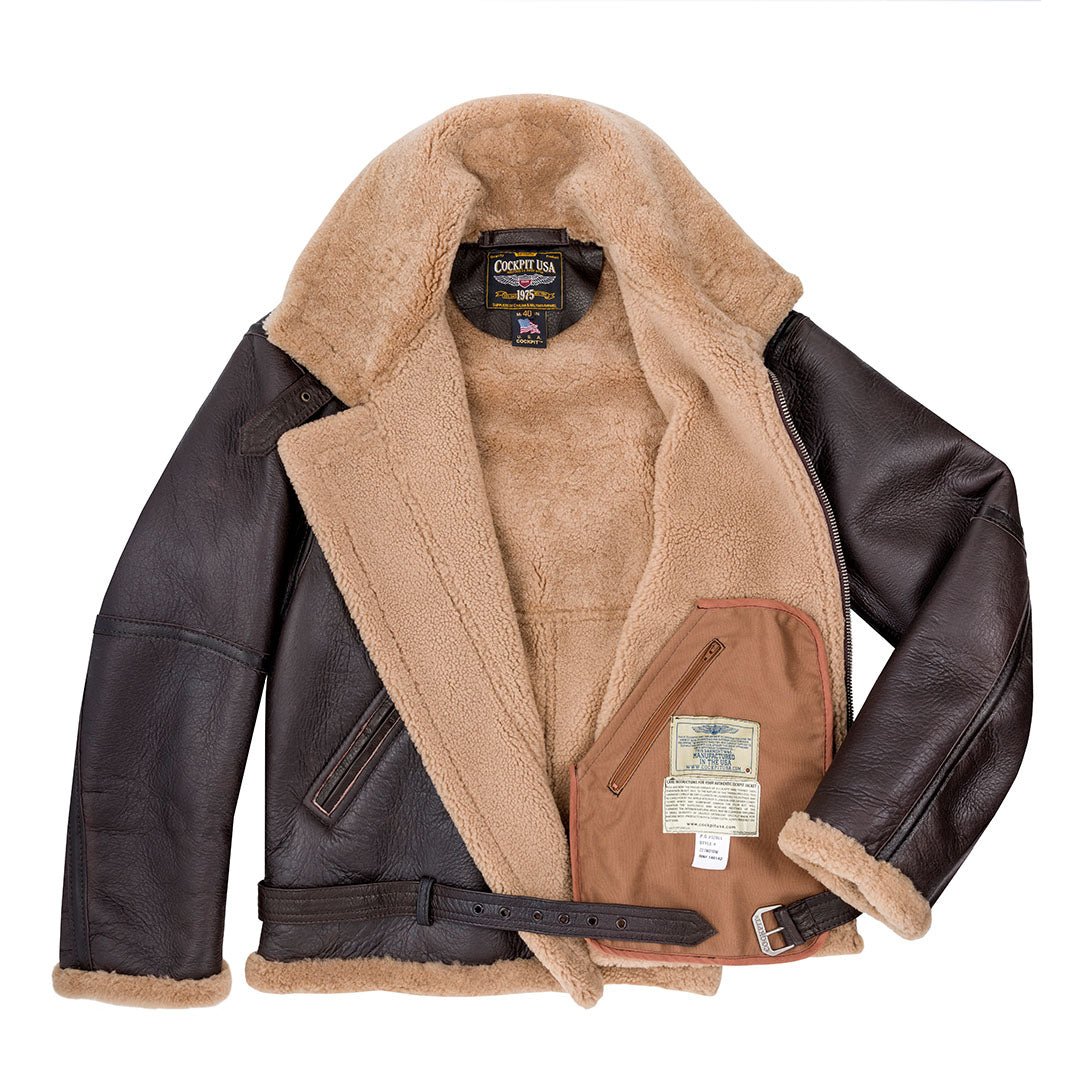 Cockpit USA's RAF Sheepskin Bomber Flight Jacket