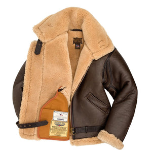 R.A.F Sheepskin Bomber Jacket Z2109 - Cockpit USA Men