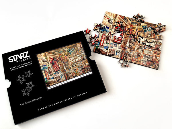 "Route 66 Motel" Starz Puzzles Z99G102 - Cockpit USA Apparel & Accessories