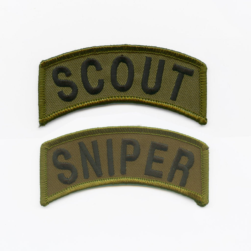 Scout & Sniper Patch PM0624 & PM0617 - Cockpit USA Accessories