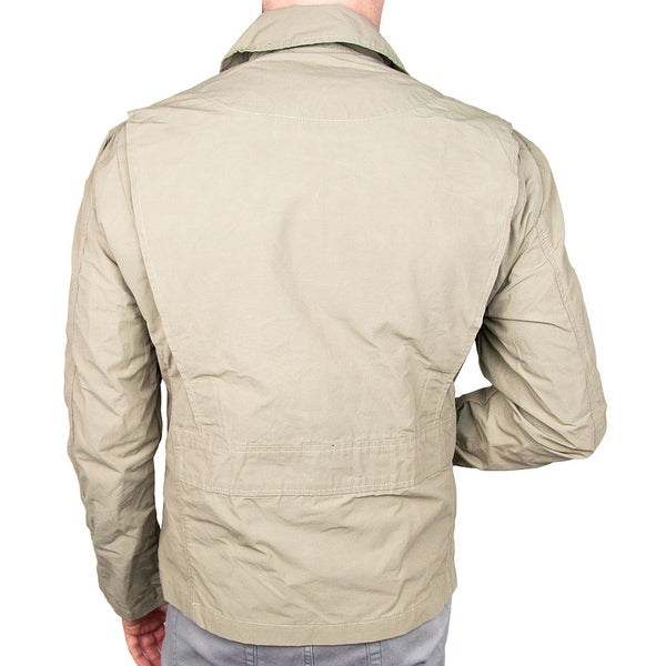 Shipboard Officers Deck Jacket khaki back fit