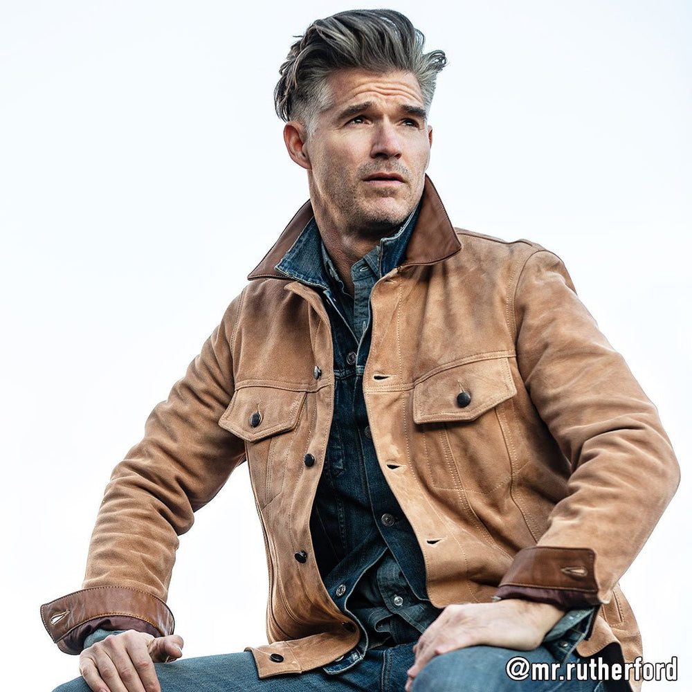 Suede Trucker Jacket Z21Z002 - Cockpit USA Men