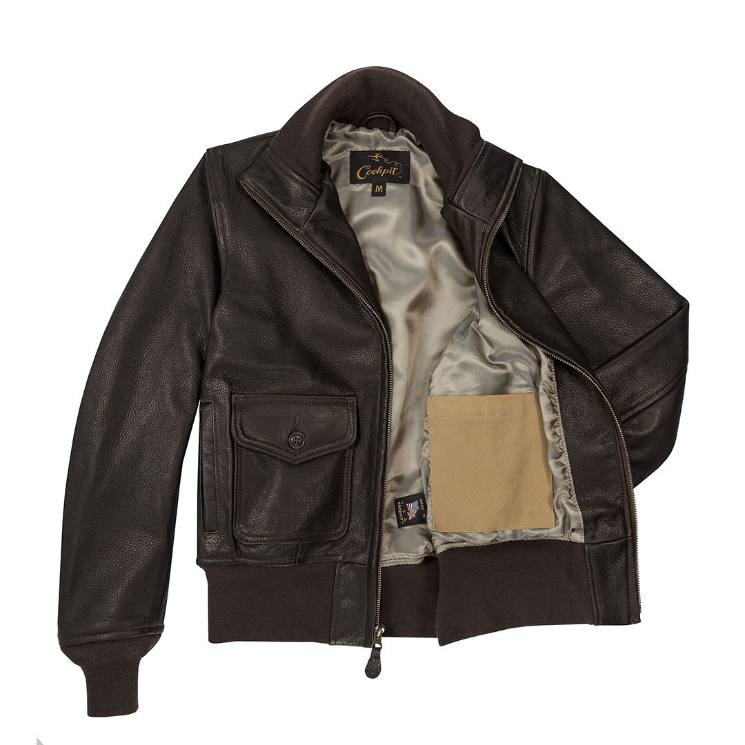 Amelia Jacket | Women's Leather Flight Jacket | Cockpit USA