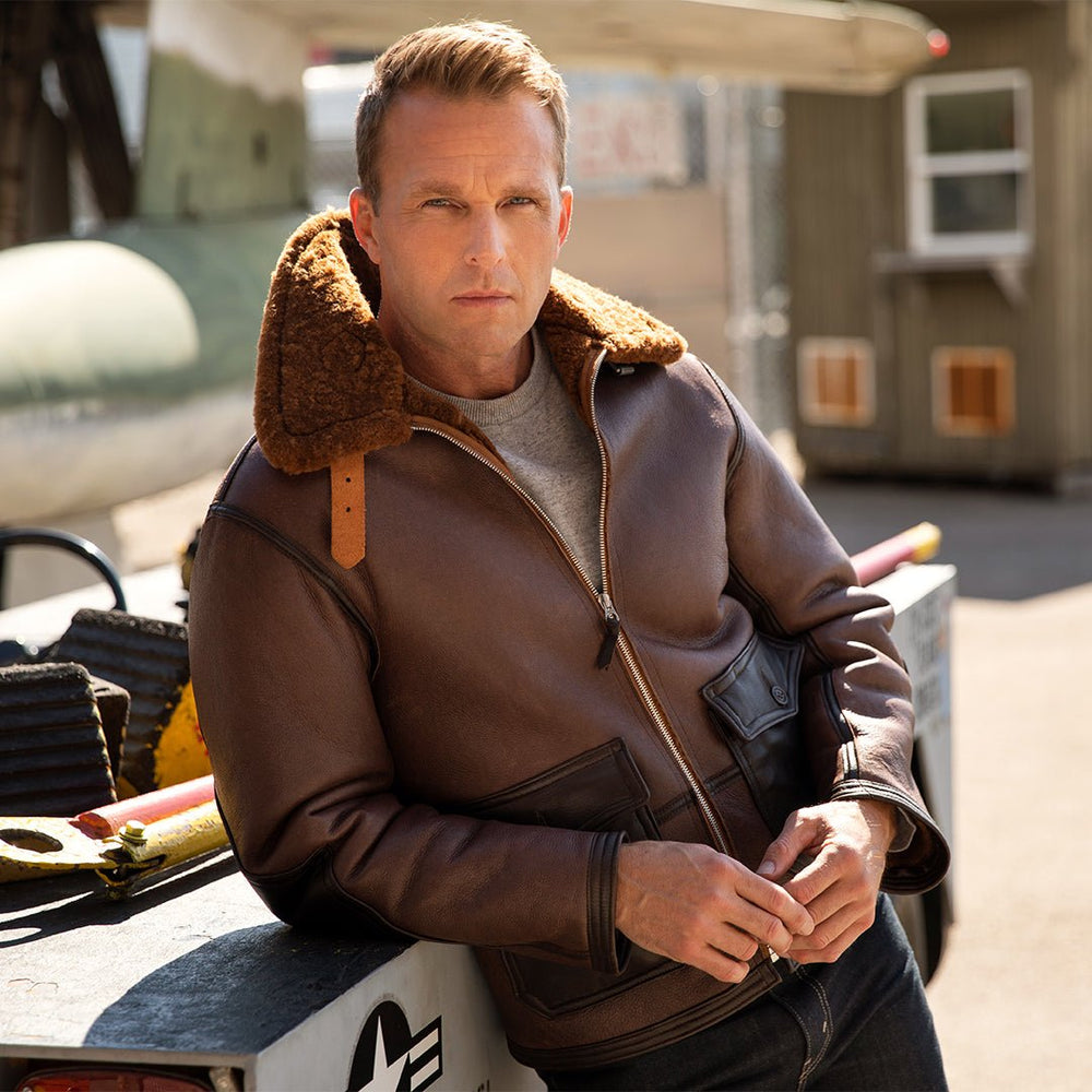 The C44 Sheepskin Flight Jacket Z21C122 - Cockpit USA
