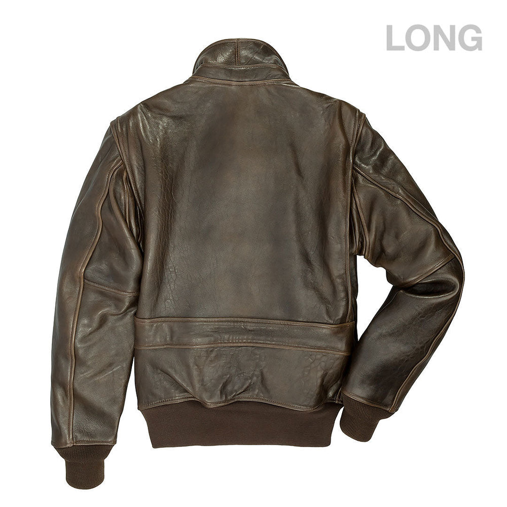 The Classic "Raider™" Jacket (Long) Z2129AML in Brown - Cockpit USA Men