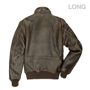 The Classic "Raider™" Jacket (Long) Z2129AML in Brown - Cockpit USA Men