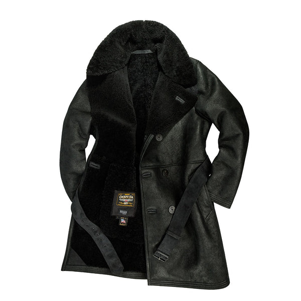 The Highview Shearling Trench Z21W108 - Cockpit USA Men