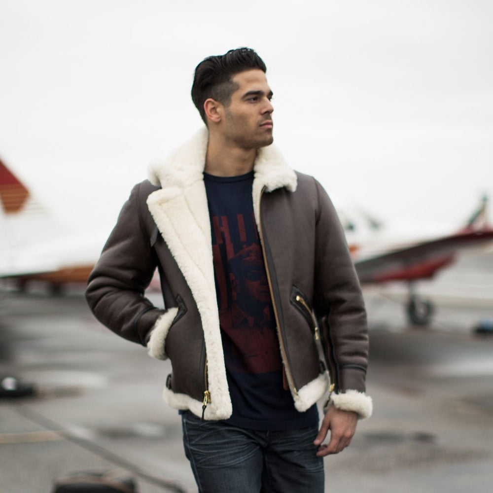 The Scout Sheepskin Jacket Z2105 - Cockpit USA Men