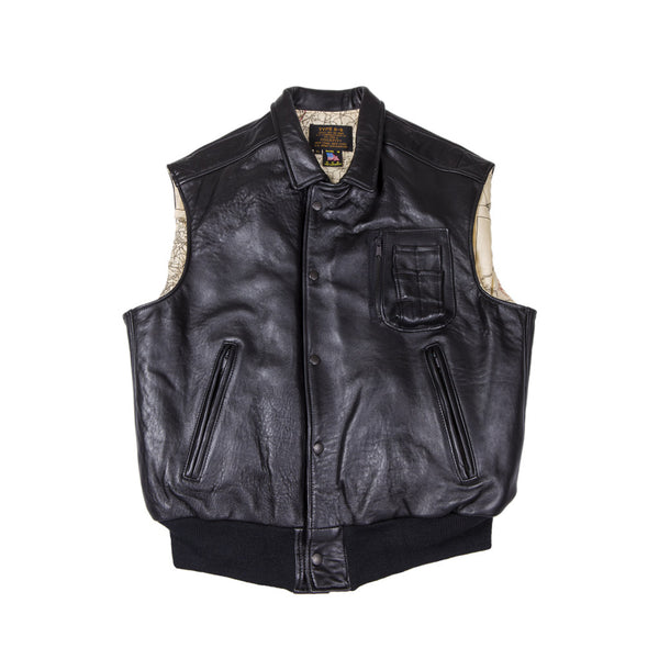 The Stearman Leather Vest