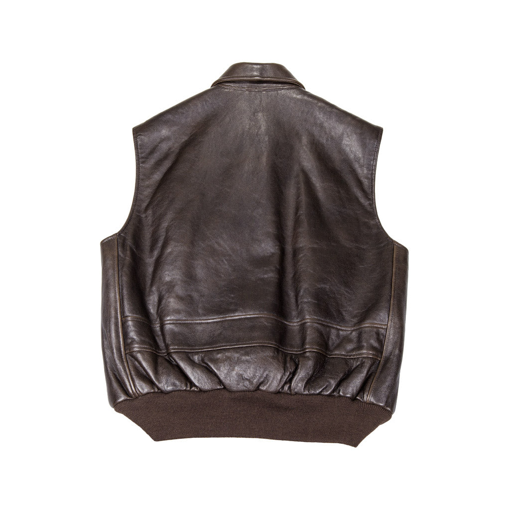 The Stearman Leather Vest