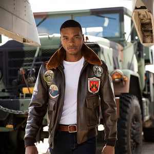 Top Gun Navy G-1 Jacket Z201036M - Cockpit USA Men