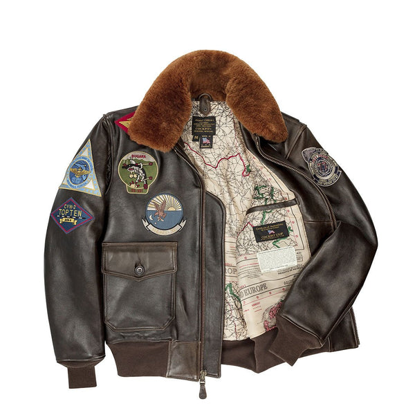 Top Gun Navy G-1 Jacket Z201036M - Cockpit USA Men