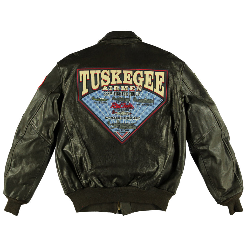 Tuskegee Airmen A-2 Jacket back