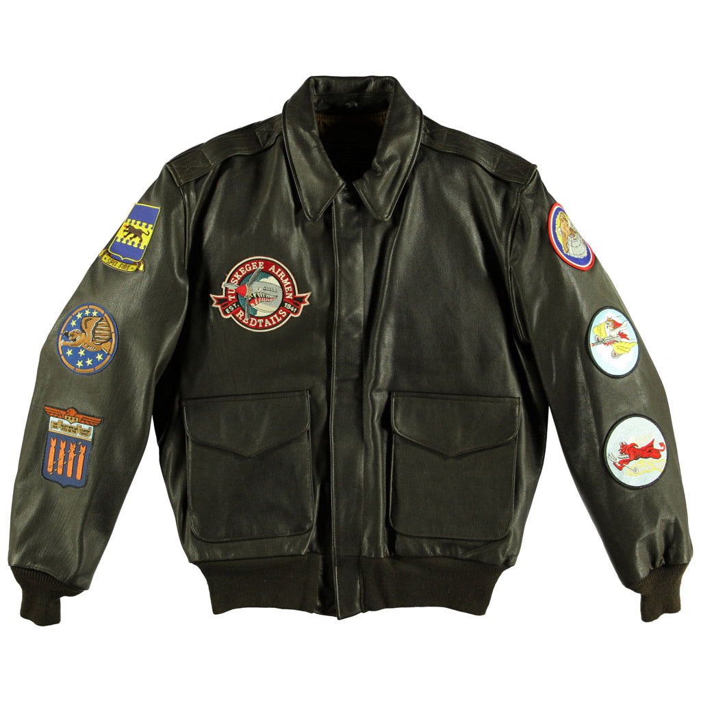 Tuskegee Airmen Jacket | Men's Leather Pilot Jacket – Cockpit USA