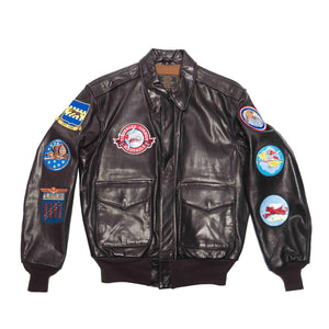 Tuskegee Airmen A-2 Jacket Z21J003 - Cockpit USA Men