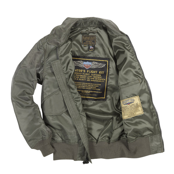 US Fighter Weapons Jacket in sage