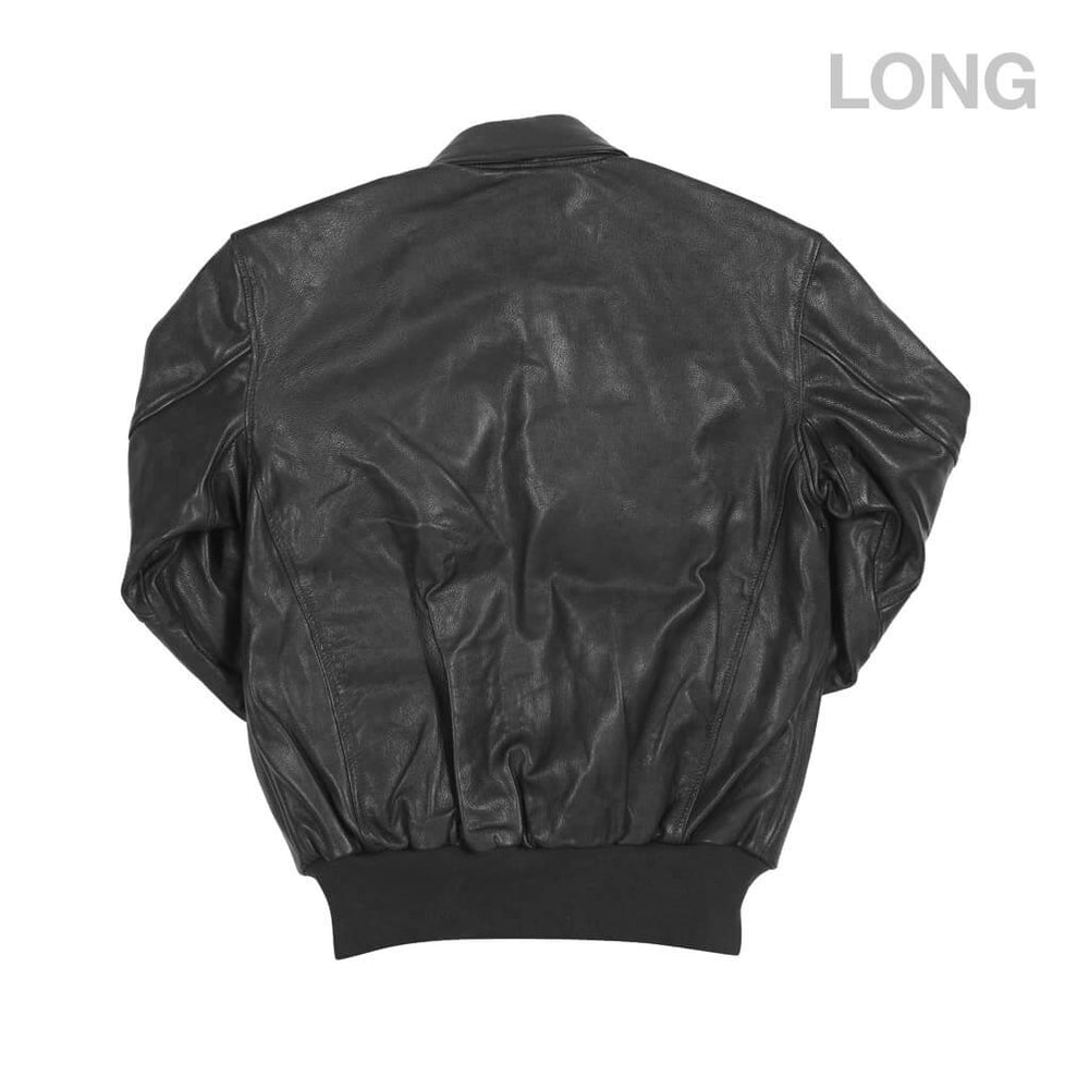 U.S.A.F. 21st. Century A-2 Jacket (Long) Z21V41L in Black - Cockpit USA Men