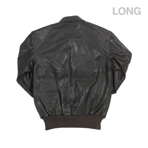 U.S.A.F. 21st. Century A-2 Jacket (Long) Z21V41L in Brown - Cockpit USA Men
