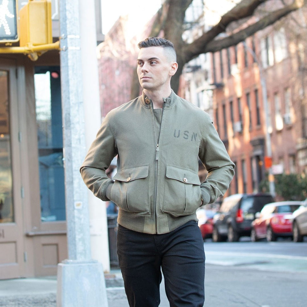 USN BEDFORD CORD 37J1 Jacket Z26X038 - Cockpit USA Men