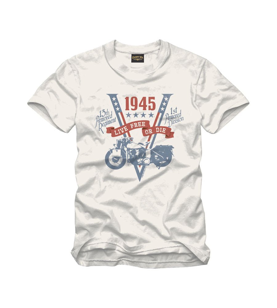 Victory 1945 Tee Z12U010D - Cockpit USA Graphic T-Shirts