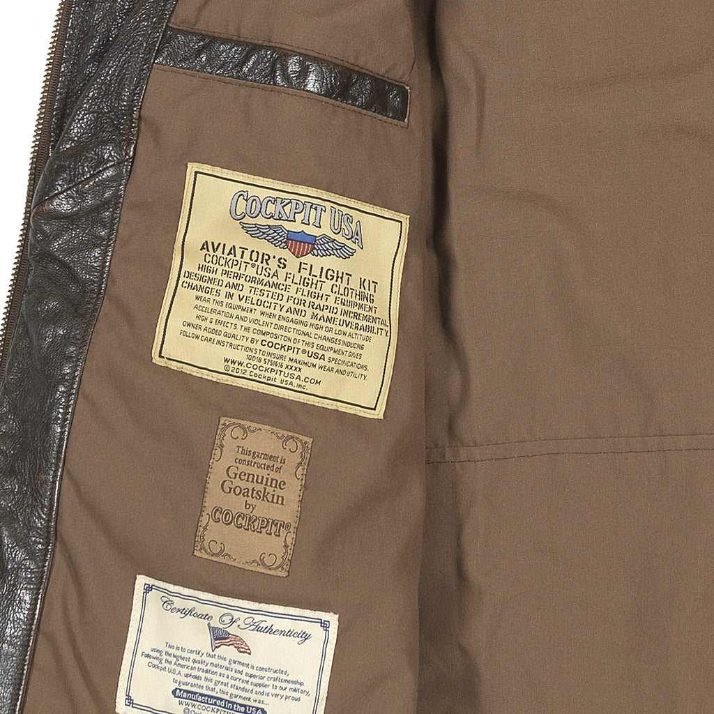 Vintage Roughneck Oil Driller Jacket inside pocket detail