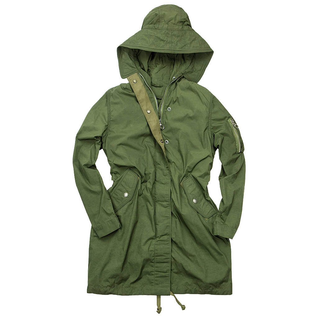 Lightweight Fishtail Anorak Jacket (Olive) | Cockpit USA
