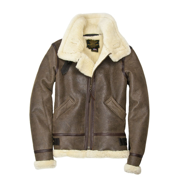 Womens Hooded Sheepskin Jacket - Cockpit USA