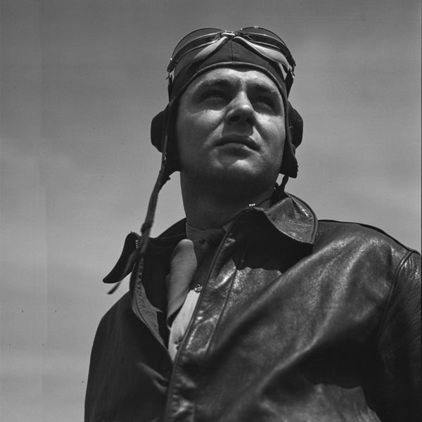 WWII A-2 Horsehide Leather Flight Jacket in Mahogany - Z2107H - Cockpit USA Men