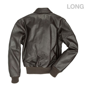 WWII Government Issue A-2 Jacket (Long) Z2107HL in Mahogany - Cockpit USA Men