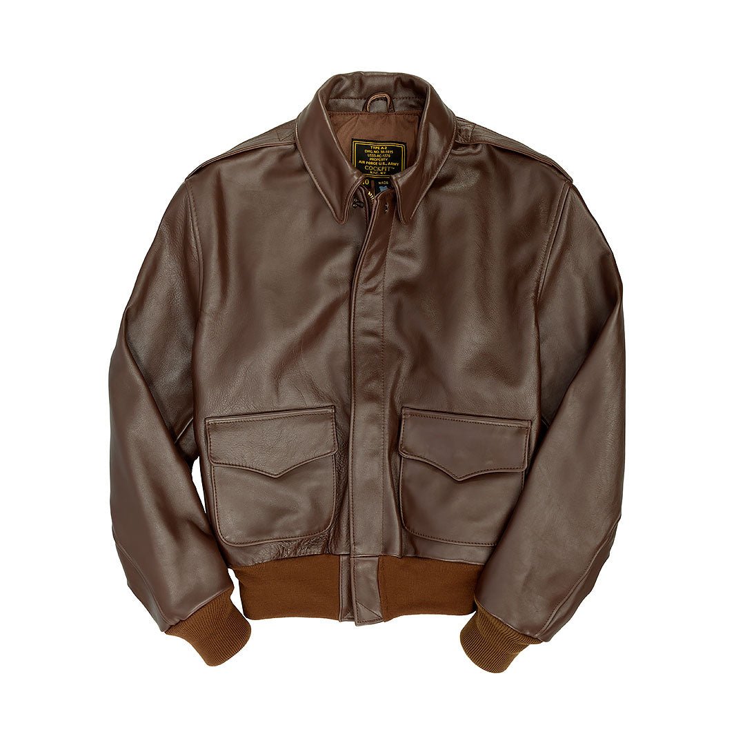A2 Horsehide Leather Flight Jacket (WWII Government Issue)