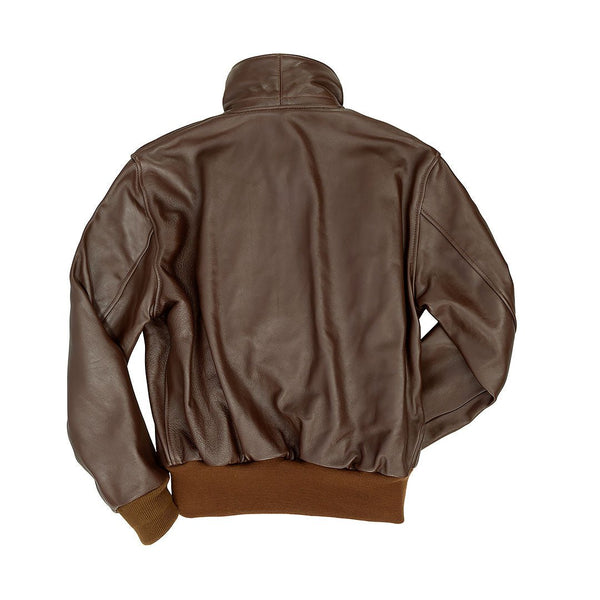 WWII Government Issue A-2 Jacket Z2107H in Brown - Cockpit USA Men