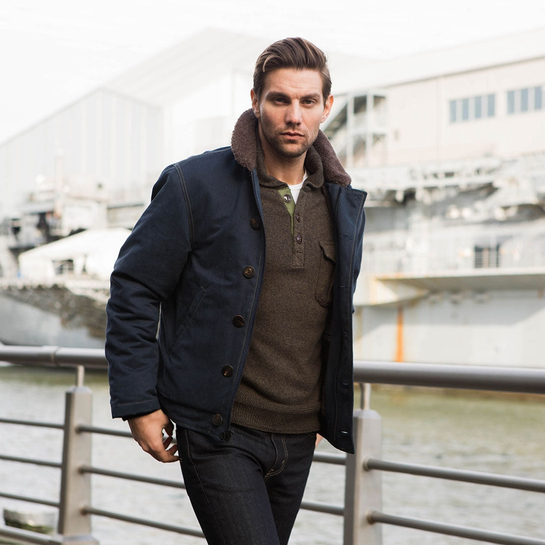 B-3 Hooded Sheepskin Bomber Jacket from Cockpit USA - 2016-12-30 - The Best  Travel Gadgets And Gear To Love This Winter