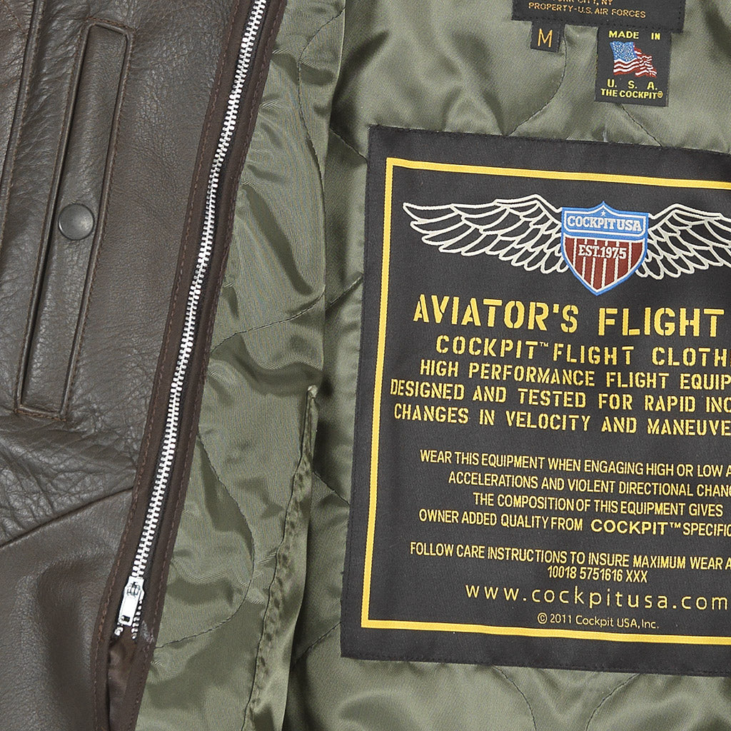 B-15 Leather Flight Jacket