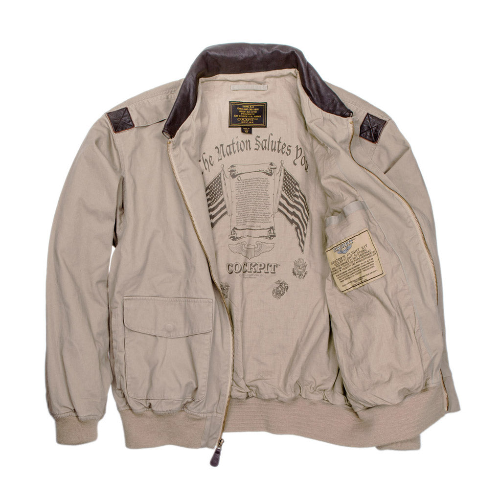 Cotton A-2 Flight Jacket | Pilot Jackets for Sale